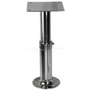 Table Pedestal - 2 Stage Stainless Steel - Gas Adjustable