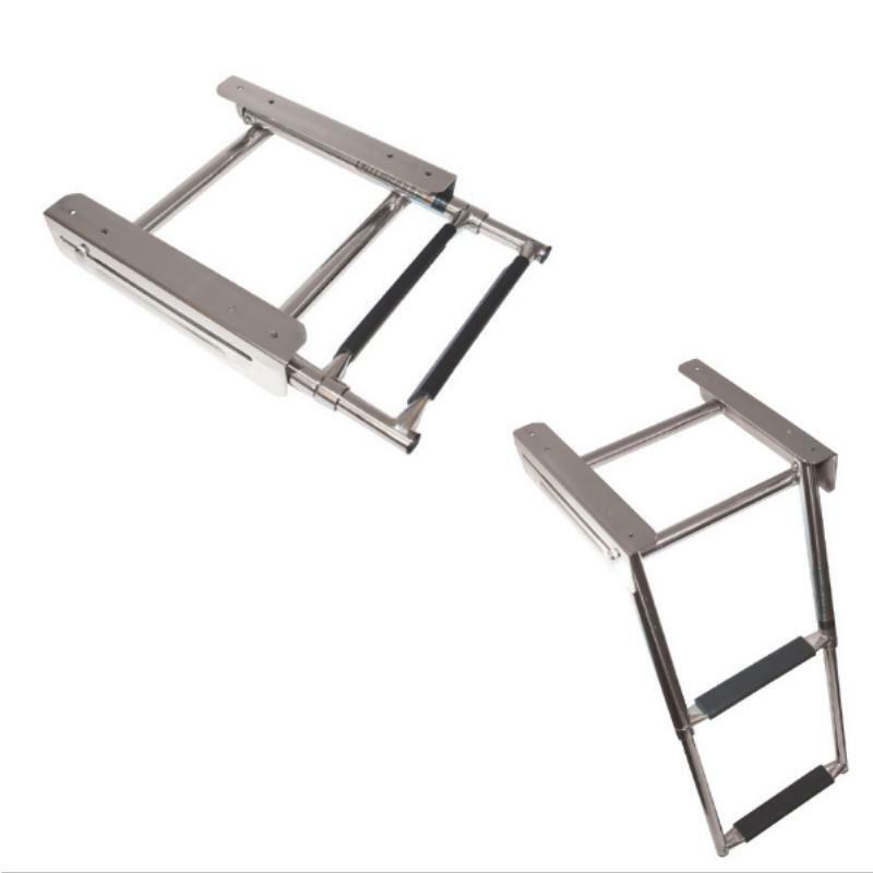 Under Platform Ladder Telescopic Stainless Steel Ladders - Retractable Under Platform Ladder