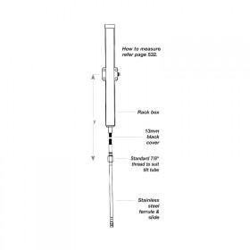 TFX Steering Rack Cable-BLA-Cassell Marine