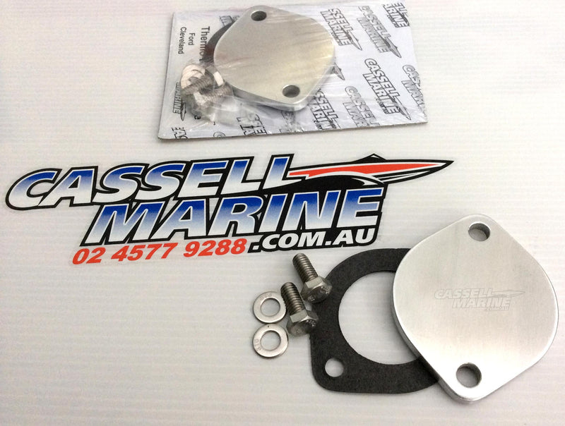 Thermo Blank Off Plate Ford Cleveland V8-Cassell Marine-Cassell Marine