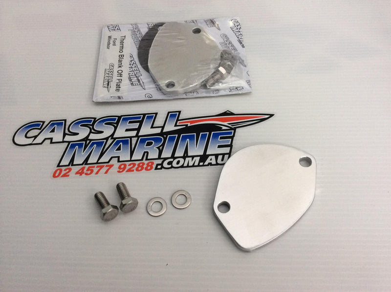 Thermo Blank Off Plate Ford Windsor V8-Cassell Marine-Cassell Marine