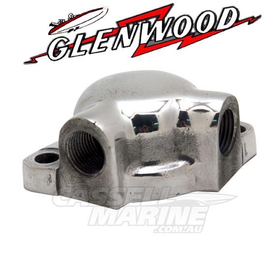 Thermo Outlet Chev Polished Billet-Cassell Marine-Cassell Marine