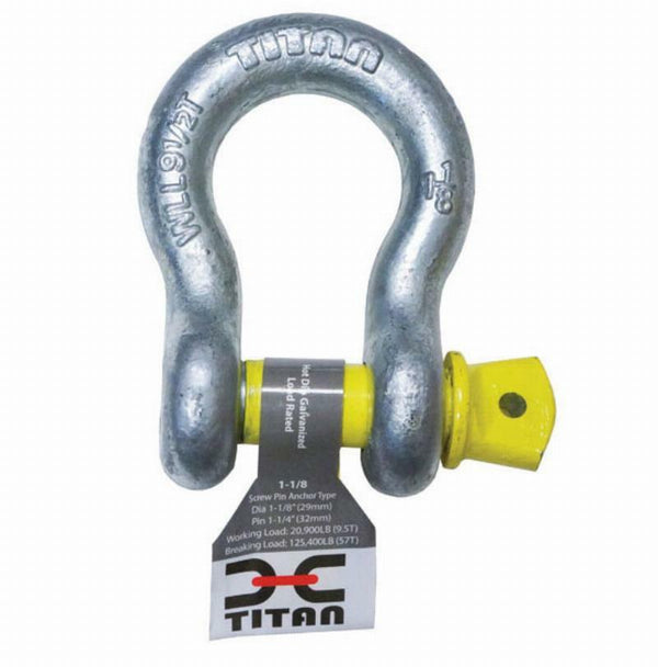 Titan Tested Bow Shackle - Galvanised