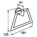 Towel Holder - Stainless Steel - 30354