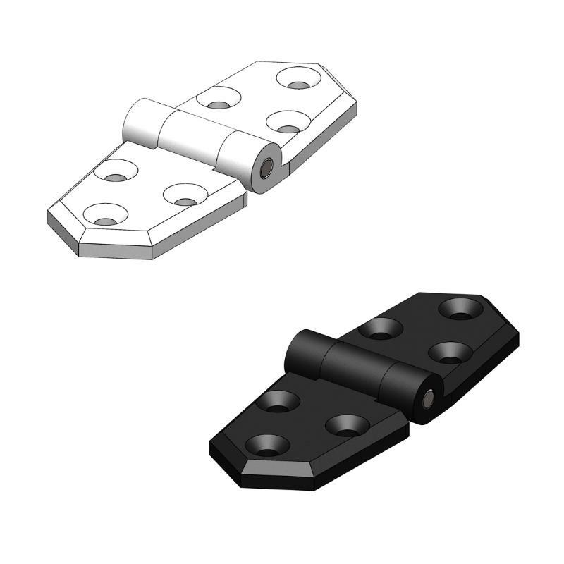 Trudesign Nylon Hinges - 96mm x 35mm (Pair)