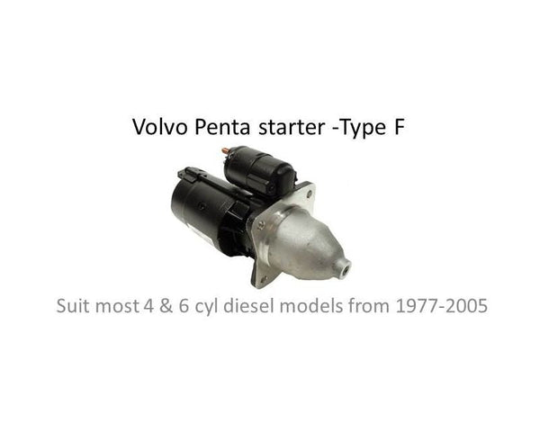 TYPE FVolvo Penta diesel starter