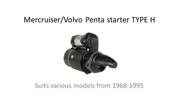 TYPE HMercruiser / Volvo Penta starter motor
