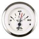 Veethree Instruments Lido Pro Domed Oil Pressure Gauge-BLA-Cassell Marine