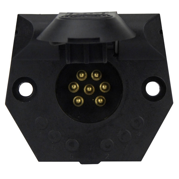 Vehicle Socket - Round - 7 Pin