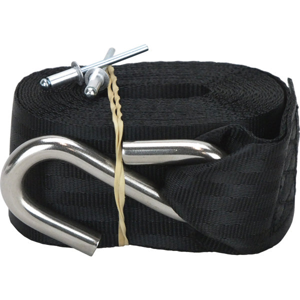 Winch Webbing With Hook