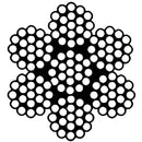 Wire Rope - 7 X 19 Construction Galvanised Wire - Grade G2070