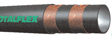 Rubber Exhaust Hose- reinforced per inch